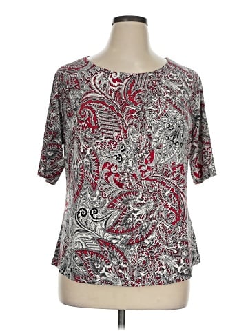 Liz Claiborne Short Sleeve Blouse (view 1)