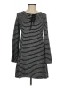 Max Studio Stripes Black Casual Dress Size M - photo 1