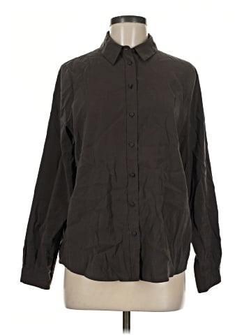 Zara Long Sleeve Button-Down Shirt (view 1)