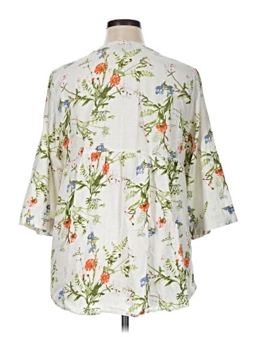 Jones & Co 3/4 Sleeve Blouse (view 2)