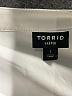 Torrid 100% Polyester Ivory Short Sleeve Blouse Size 1X Plus (1) - photo 7