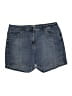 St. John's Bay Blue Denim Shorts Size 20 - photo 1