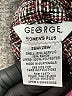 George 100% Polyester Tweed Gray Blazer Size 26W/28W - photo 6