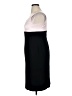 Talbots 100% Polyester Color Block Black Cocktail Dress Size 14 - photo 5