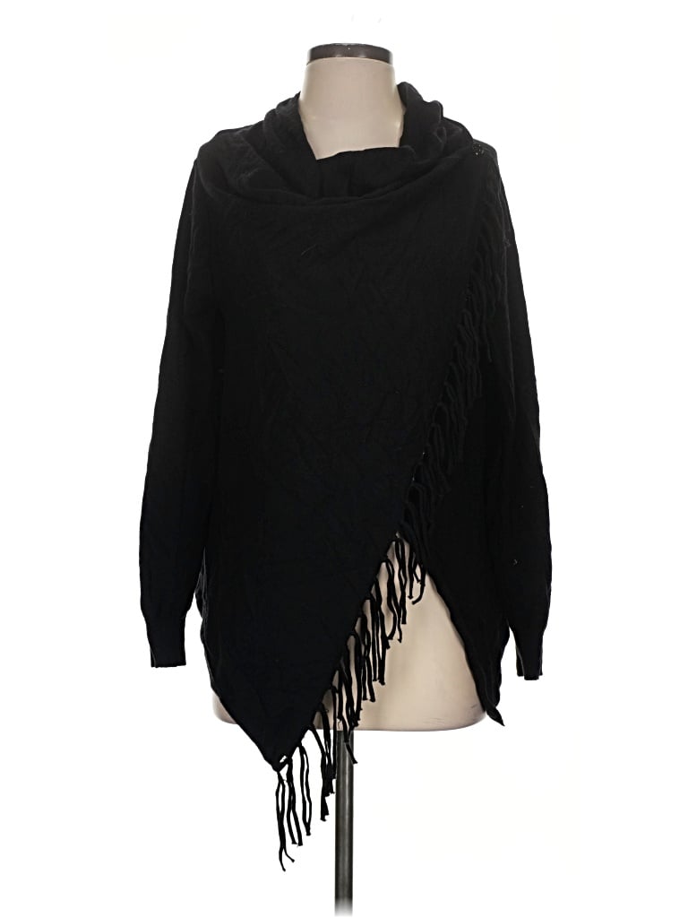 Pre-owned On The Road ... Poncho In Black