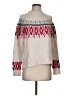 Lucky Brand Argyle Fair Isle Ivory Pullover Sweater Size S - photo 1