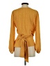 Hinge Yellow 3/4 Sleeve Blouse Size S - photo 2