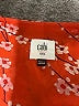CAbi 100% Polyester Orange Short Sleeve Blouse Size XXL - photo 7