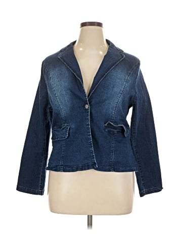 Allegra K Denim Jacket (view 1)