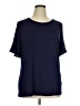 MICHAEL Michael Kors Blue Short Sleeve Top Size XL - photo 1