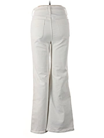 Madewell 11" High-Rise Flare Jeans in Tile White (view 2)