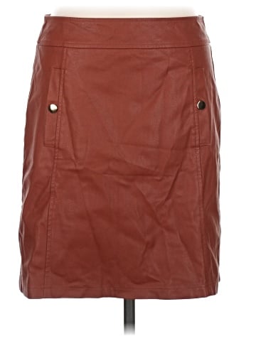 Ann Taylor LOFT Faux Leather Skirt (view 1)