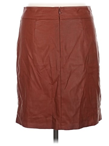Ann Taylor LOFT Faux Leather Skirt (view 2)