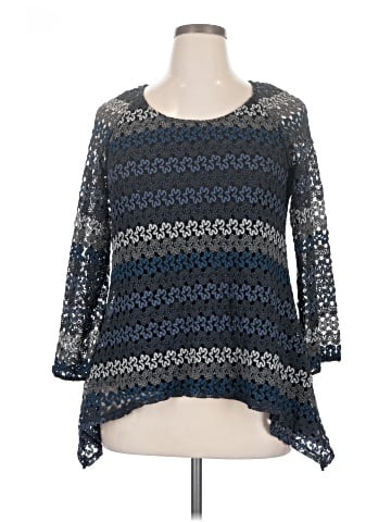 Notations 3/4 Sleeve Top (view 1)