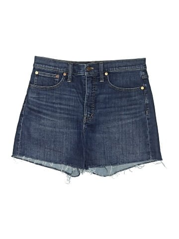Madewell High-Rise Denim Shorts in Danny Wash: TENCEL&trade; Denim Edition (view 1)
