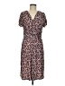Etcetera Print Brown Casual Dress Size 8 - photo 1
