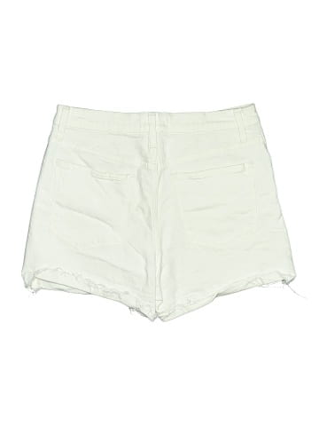 Madewell High-Rise Denim Shorts in Tile White (view 2)