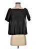 Bailey 44 100% Polyurethane Black Short Sleeve Blouse Size S - photo 1