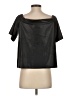 Bailey 44 100% Polyurethane Black Short Sleeve Blouse Size S - photo 2