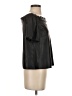 Bailey 44 100% Polyurethane Black Short Sleeve Blouse Size S - photo 4