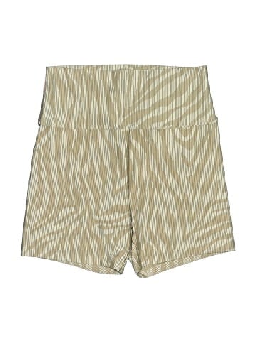 OFFLINE by Aerie Khaki Shorts (view 1)