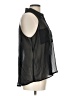 Decree 100% Polyester Black Sleeveless Blouse Size L - photo 4