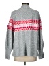 St. John's Bay Hearts Gray Turtleneck Sweater Size L (estimated) - photo 2