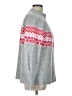 St. John's Bay Hearts Gray Turtleneck Sweater Size L (estimated) - photo 4