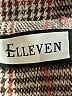 Elliatt 100% Polyester Plaid Brown Blazer Size L - photo 6