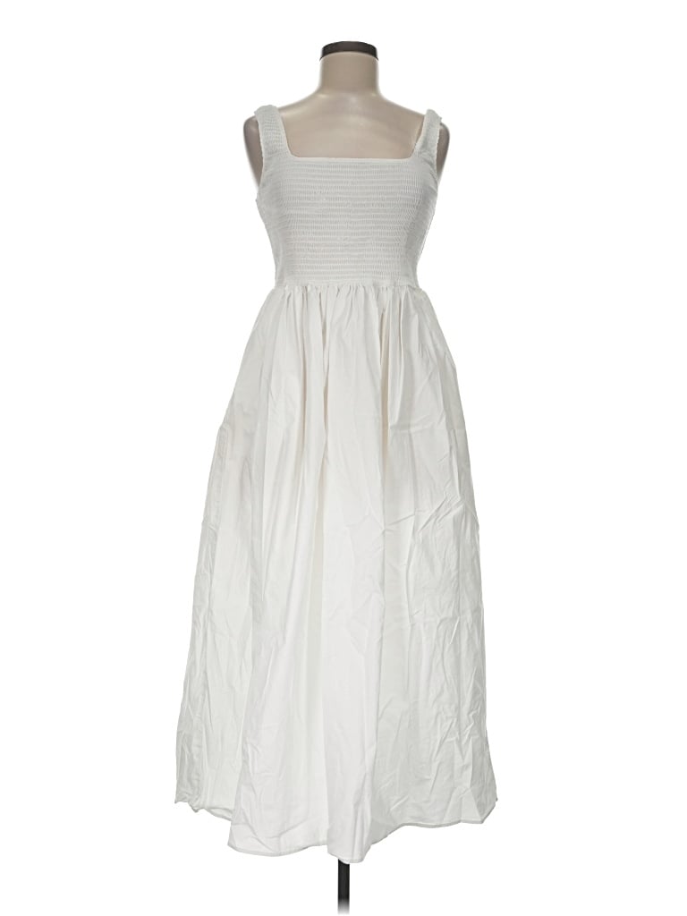 Pre-owned Wayf Casual Dress In White