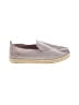 TOMS 100% Leather Pink Gray Flats Size 8 1/2 - photo 1