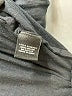 Intro 100% Rayon Solid Black Long Sleeve Button-Down Shirt Size L - photo 8