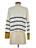 Poof! Stripes Ivory Pullover Sweater Size S - photo 2