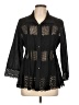 Unbranded Black 3/4 Sleeve Blouse Size XL - photo 1