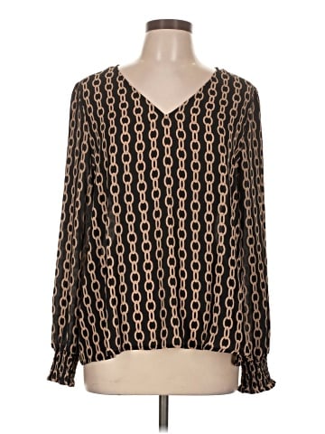 Worthington Long Sleeve Blouse (view 1)