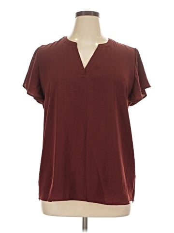 Maurices Short Sleeve Blouse (view 1)