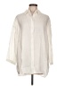 Express Ivory 3/4 Sleeve Button-Down Shirt Size L - photo 1