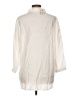 Express Ivory 3/4 Sleeve Button-Down Shirt Size L - photo 2