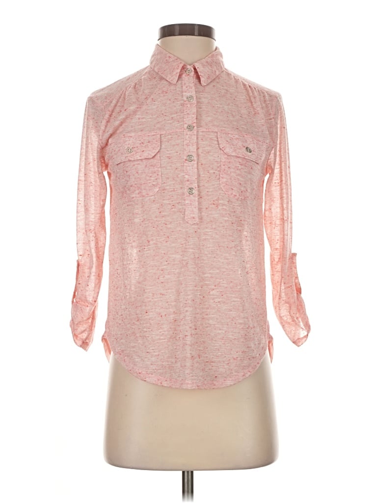 Pre-owned Eyeshadow 3/4 Sleeve Blouse In Pink