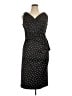 Stop Staring! Polka Dots Black Cocktail Dress Size 16 - photo 1