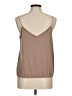 Express Solid Tan Brown Tank Top Size M - photo 2