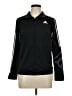 Adidas 100% Polyester Black Track Jacket Size 14 - photo 1