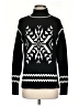 T by Talbots Aztec Or Tribal Print White Black Pullover Sweater Size XS - photo 1