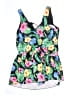 Unbranded Tropical Black One Piece Swimsuit Size 4XL - photo 2