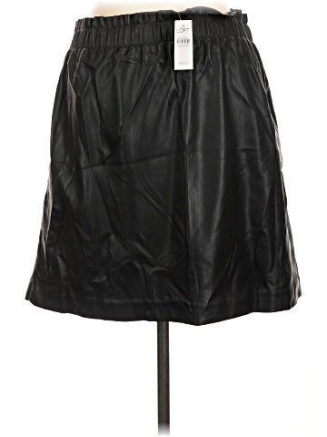 Ann Taylor LOFT Faux Leather Skirt (view 2)