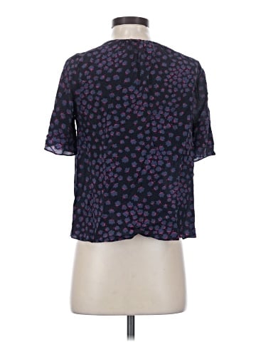 Rebecca Taylor Short Sleeve Silk Top (view 2)