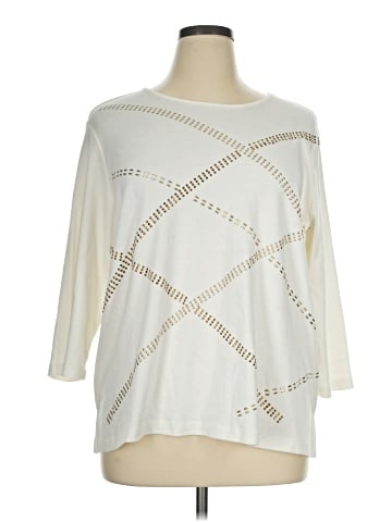 Alfred Dunner 3/4 Sleeve T-Shirt (view 1)