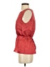 Theory 100% Silk Red Sleeveless Silk Top Size P (petite) - photo 5