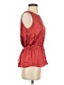 Theory 100% Silk Red Sleeveless Silk Top Size P (petite) - photo 4