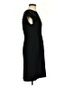 Talbots 100% Polyester Solid Black Casual Dress Size 4 - photo 4